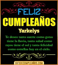 GIF Frases de Cumpleaños Yarkelys